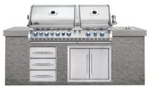Газовый гриль Napoleon Prestige BIPRO-825 (встраиваемый), 9 горелок (c ИК-горелкой)