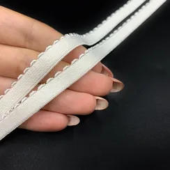 Резинка отделочная молочная 10 мм (цв. 004), 641/10