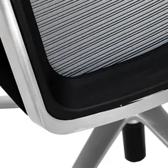 Кресло Hanson серая сетка, матовый алюминий