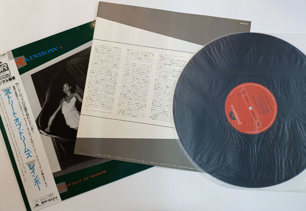 Винтажная виниловая пластинка LP Rainbow Bent Out Of Shape (Japan 1983)
