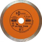 Диск алмазный cплошной ультратонкий 76х10 Trio-Diamond UTE500