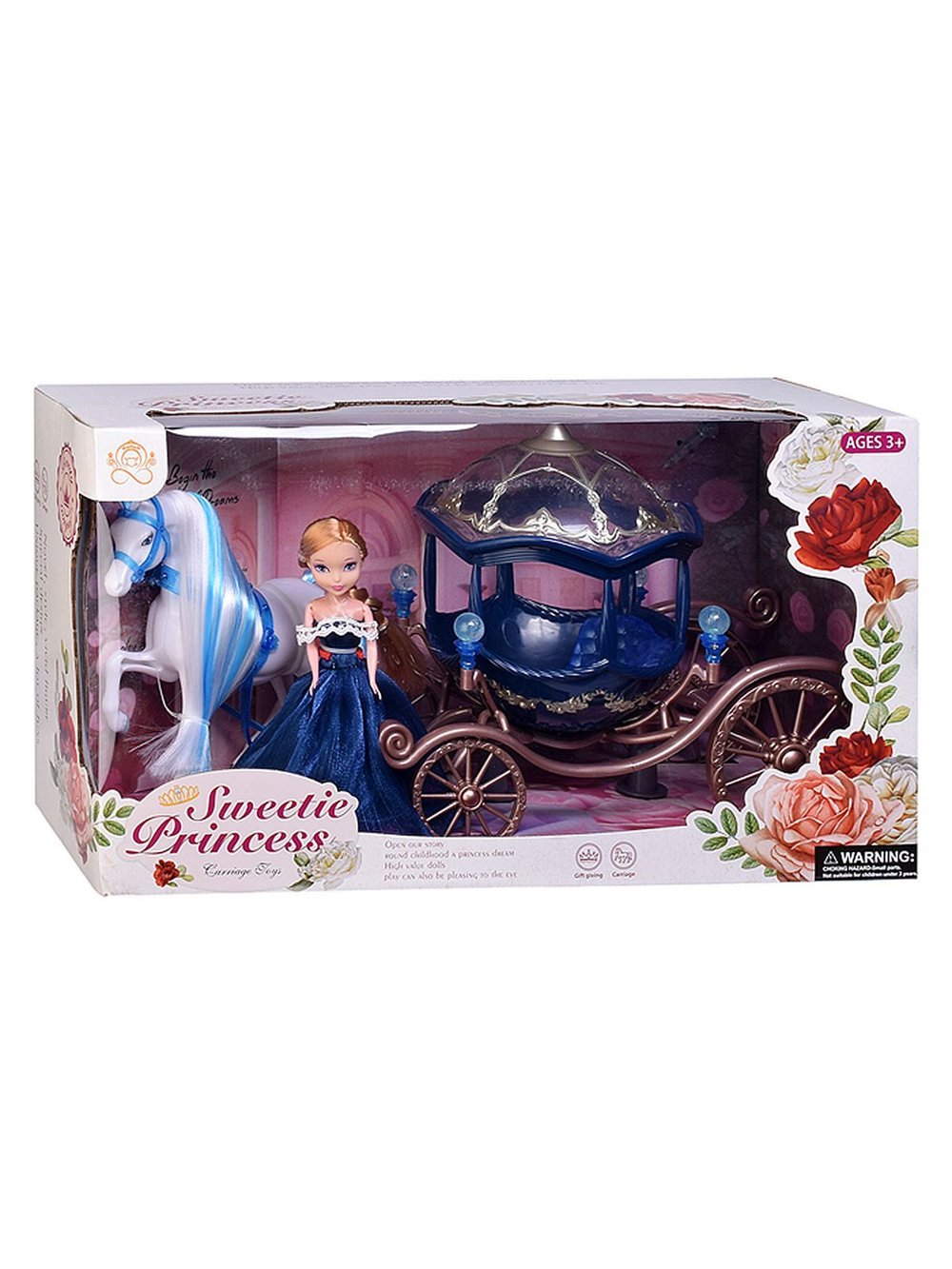 Карета с лошадью Повозка для принцесс (145A)