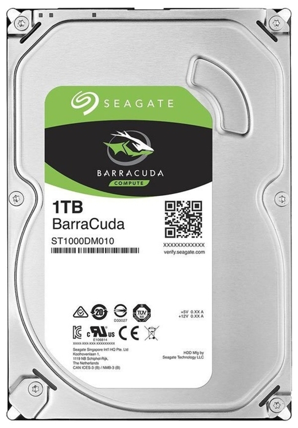 Жесткий диск 1000Gb (1TB) Seagate 64Mb 7200 ST1000DM010