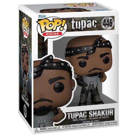 Фигурка Funko POP! Rocks Tupac Tupac Shakur California Love (446) 83827 / Фигурка Фанко ПОП! в виде американсого рэрера, Тупак Шакур