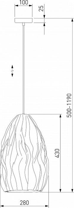 Подвесной светильник Eurosvet Sinki 30186/1 белый