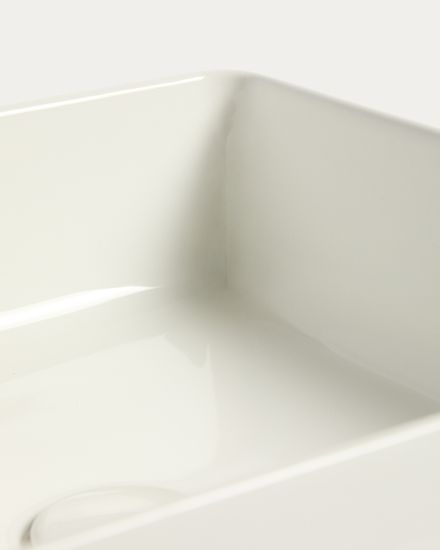 Раковина Ovara из белой керамики 36,5 x 36,5 см