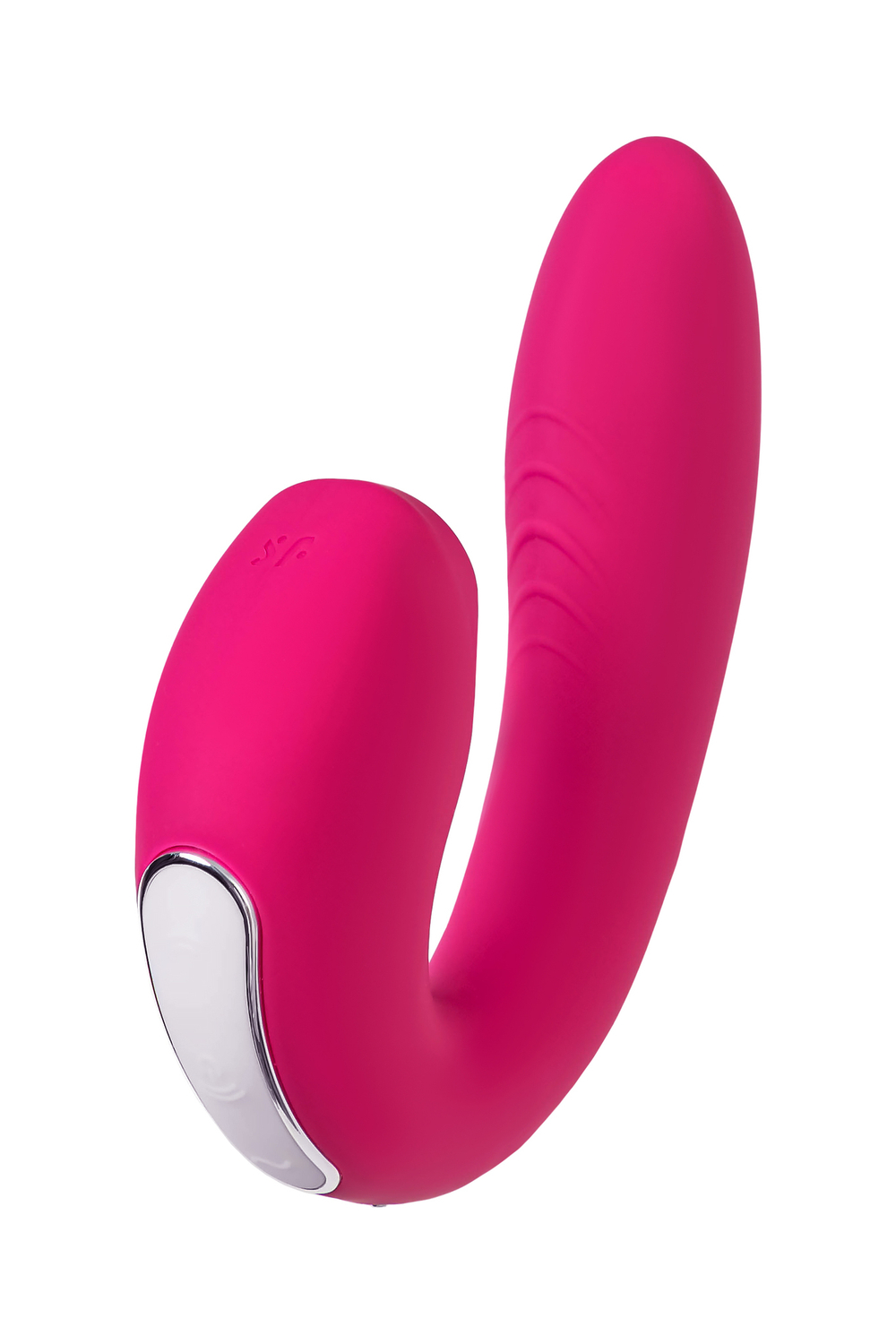 Вибратор Satisfyer Sunray, с вакуум-волновым стимулятором, силикон, розовый, 15 см
