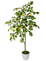 Искусственное дерево Итальянский Лимон 120см в кашпо