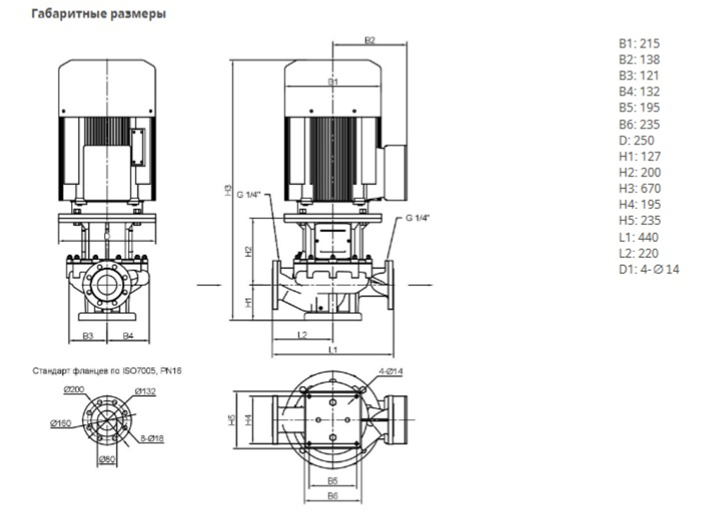 Одноступенчатый насос IPN 80/140-4,0/2