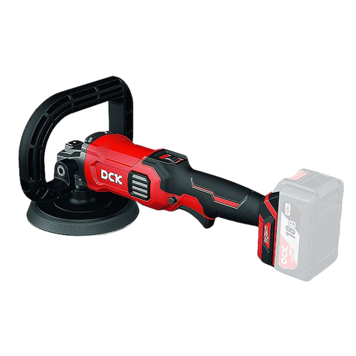DCK (KDSP02-180(TYPE Z)) Машина шлифовальная угловая аккумуляторная (полировальная), 180мм,18В, 500-3000об/мин