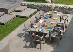 Стол раздвижной Alloro 210-280х100 см, тортора