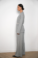 Lilit брюки из шерсти в сером