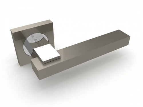 Ручка Фуаро BLUES KM SN/CP-3, цвет никель матовый/хром ЦАМ (гарантия - 12 месяцев)