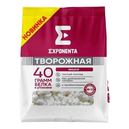 Творожная Exponenta вишня 250 гр