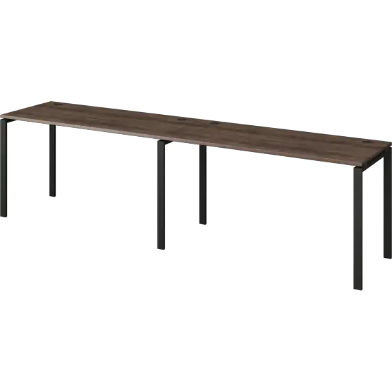 Бенч линейный на 2 рабочих места АМБЛ-002.60  2400x600x760 Арго-М