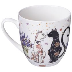 ЧАЙНАЯ ПАРА LEFARD "ЛАВАНДОВЫЕ КОТЫ" 350 МЛ (КОР=24НАБ.)