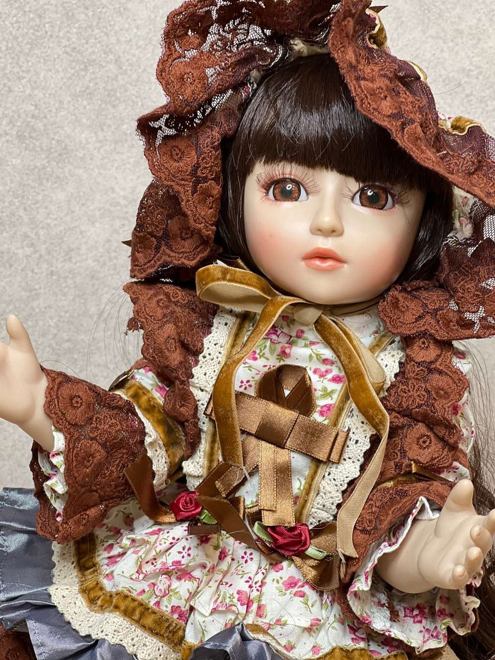 Кукла Реборн виниловая, шарнирная 45см в пакете (FA-448)