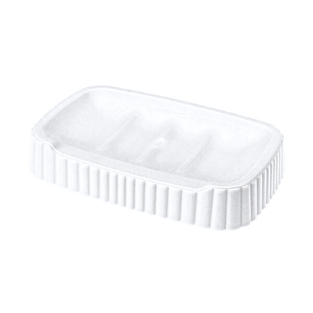 Мыльница "velvet" 138х87х25 мм (белый)