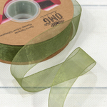 Лента Органза 2,5см х 110м (Зеленый)