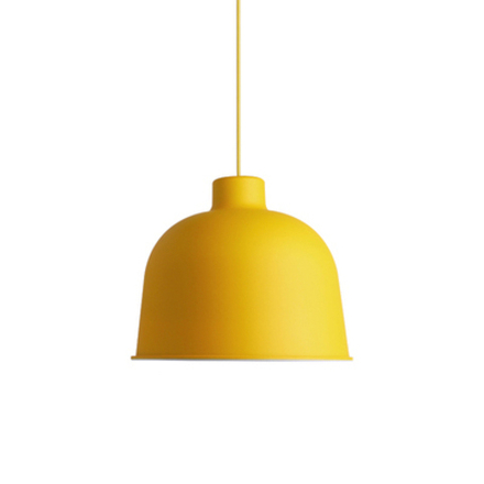 Pendant design lamp  Grain by Muuto D21 (Yellow)
