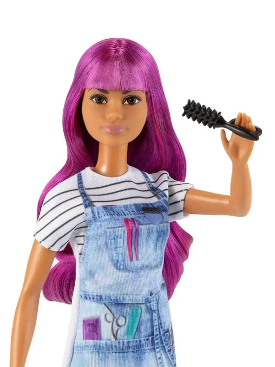 Кукла Барби профессии Кем быть Стилист GTW36