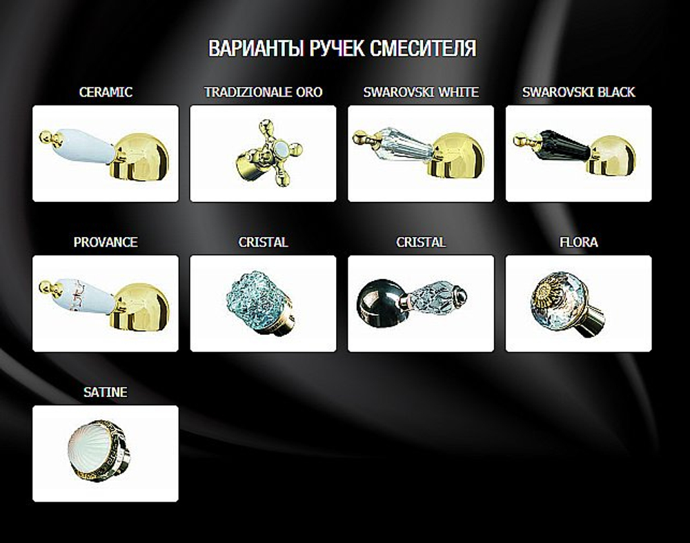 Смеситель для раковины Boheme Imperiale Presente 332