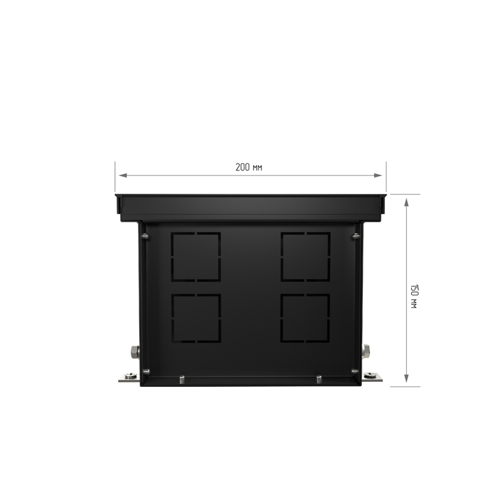Конвектор внутрипольный Royal Thermo ATRIUM-150/200/1800-DG-U-BL