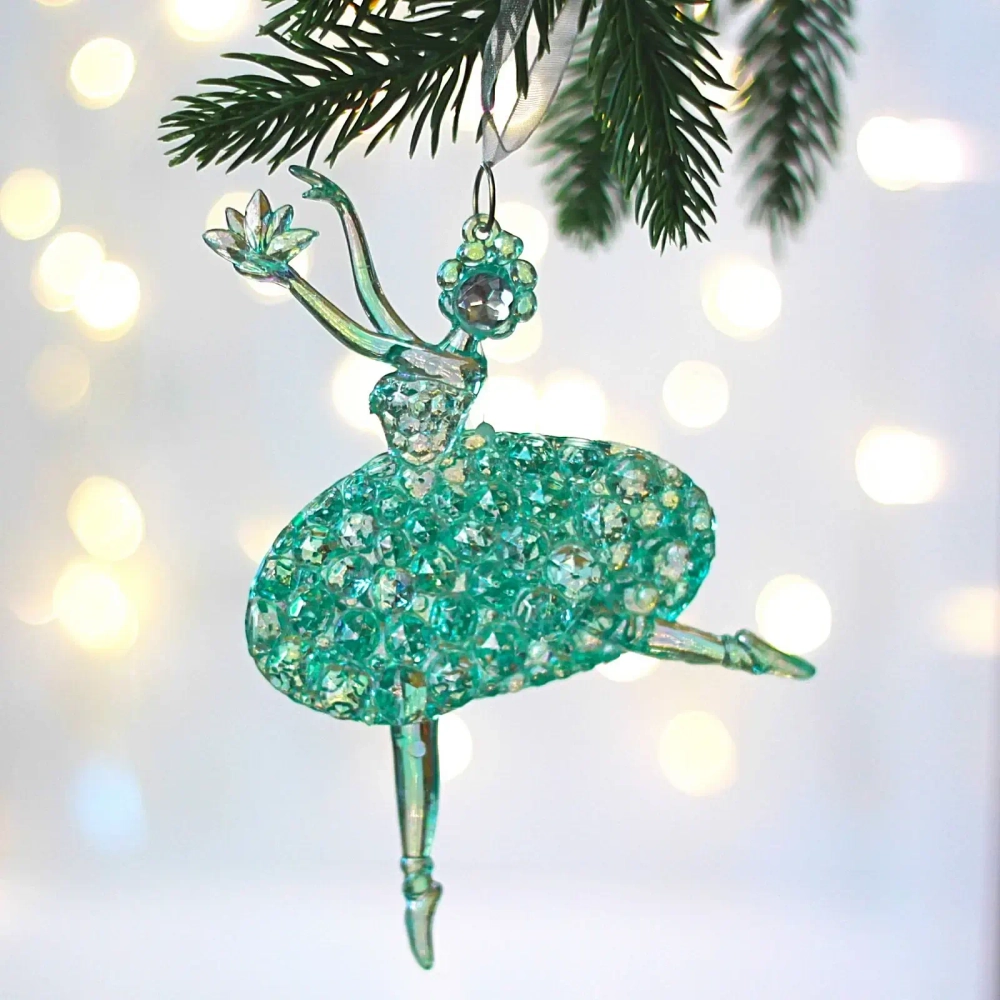 Подвеска «Праздничный танец» 9,5*14 см, Зелёный