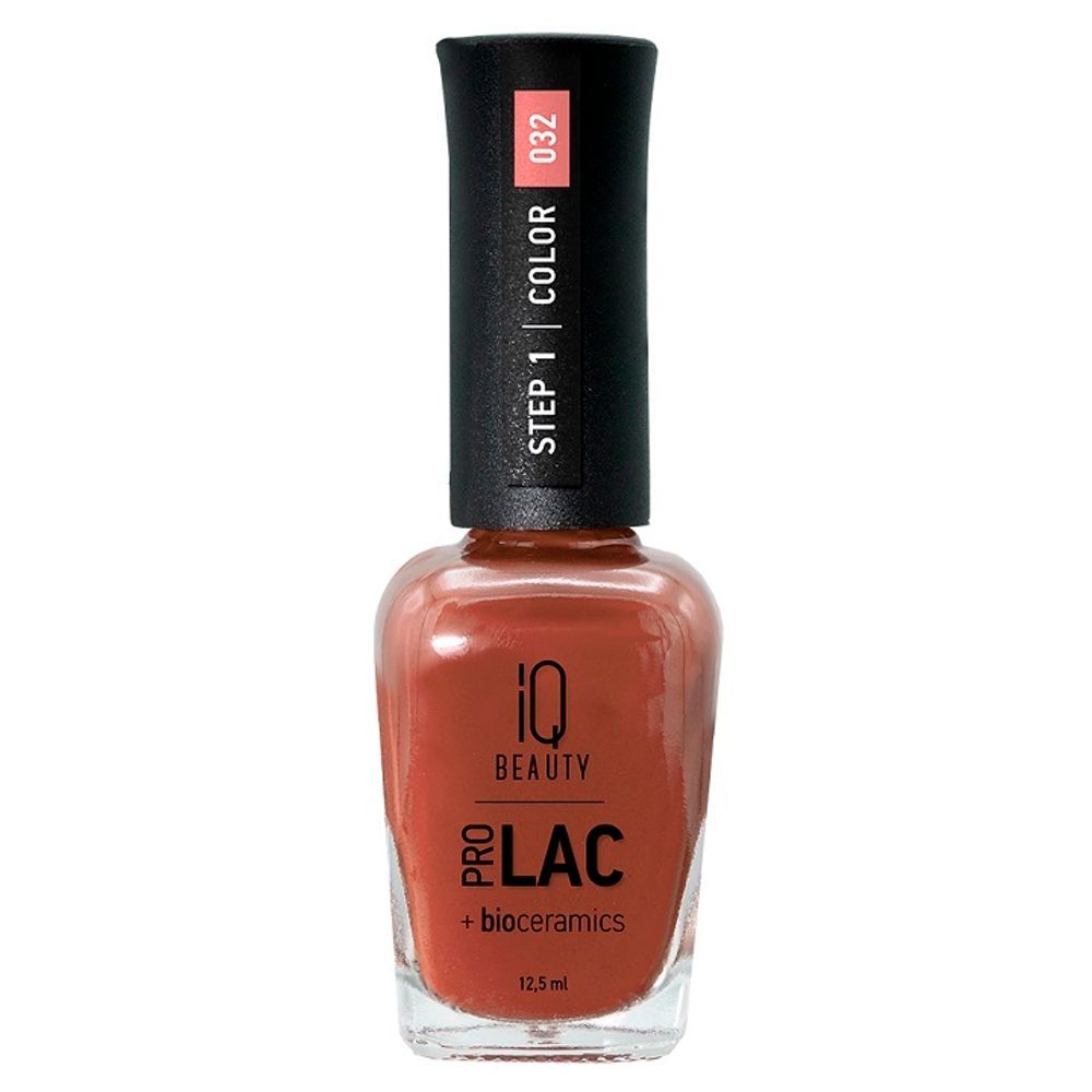 IQ Beauty Лак для ногтей укрепляющий с биокерамикой 032 , 12,5 мл