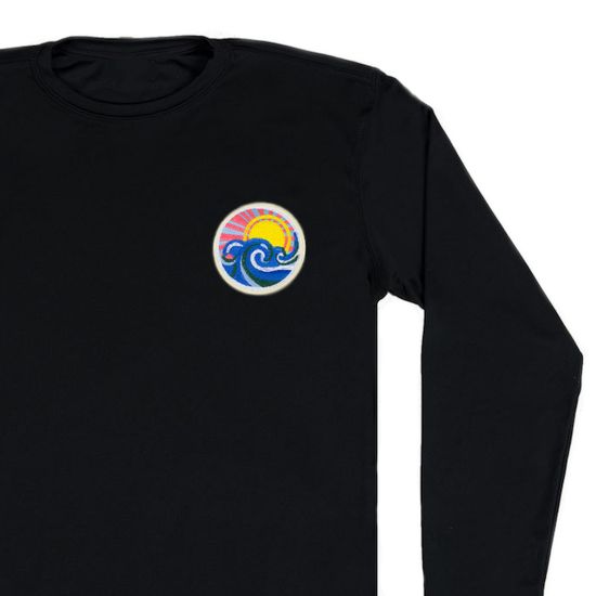 Нашивка на рюкзак и на одежду. Waves