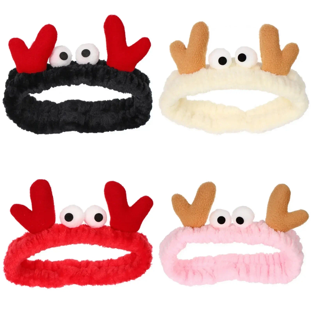 Повязка на голову «New collection Vostok - Крабики», цвет розовый, чёрный, бежевый и красный, 20*6см ( упаковка белый ZIP пакет )