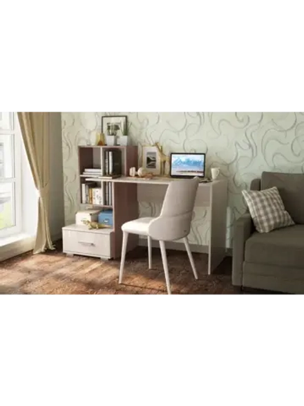 Стол компьютерный ПСК-10 (шимо светлый)