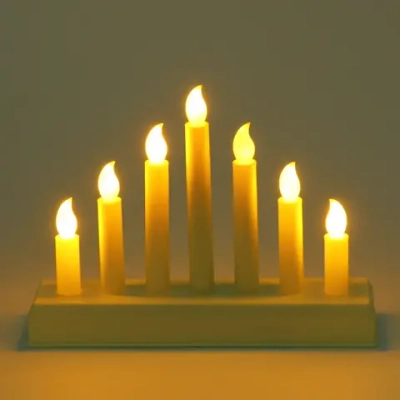 Сувенир с подсветкой «Вечер при свечах» 7,5*13,5см