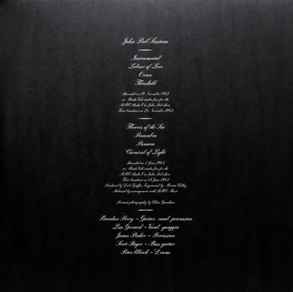 Dead Can Dance - Garden Of The Arcane Delights • The John Peel Sessions