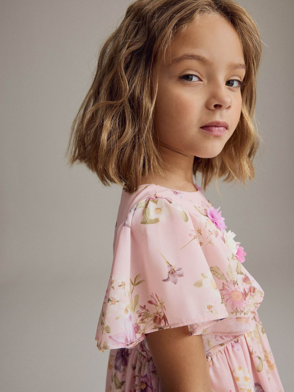 Платье для девочки Next E87-246, Розовый