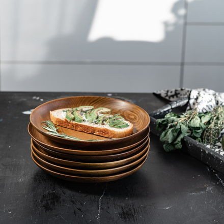 Набор деревянных тарелок Art of Siberia из кедра TN52