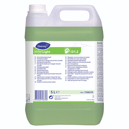 Suma Light D1.2. Концентрированное средство для ручного мытья посуды