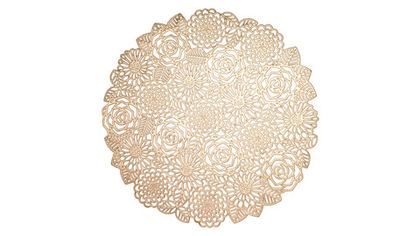 Салфетка подстановочная 38см Decor de table Rose золотистая
