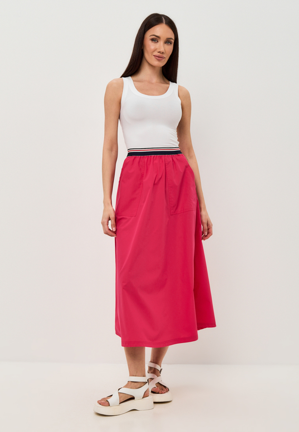 Стильная розовая юбка баллон Trends Brands