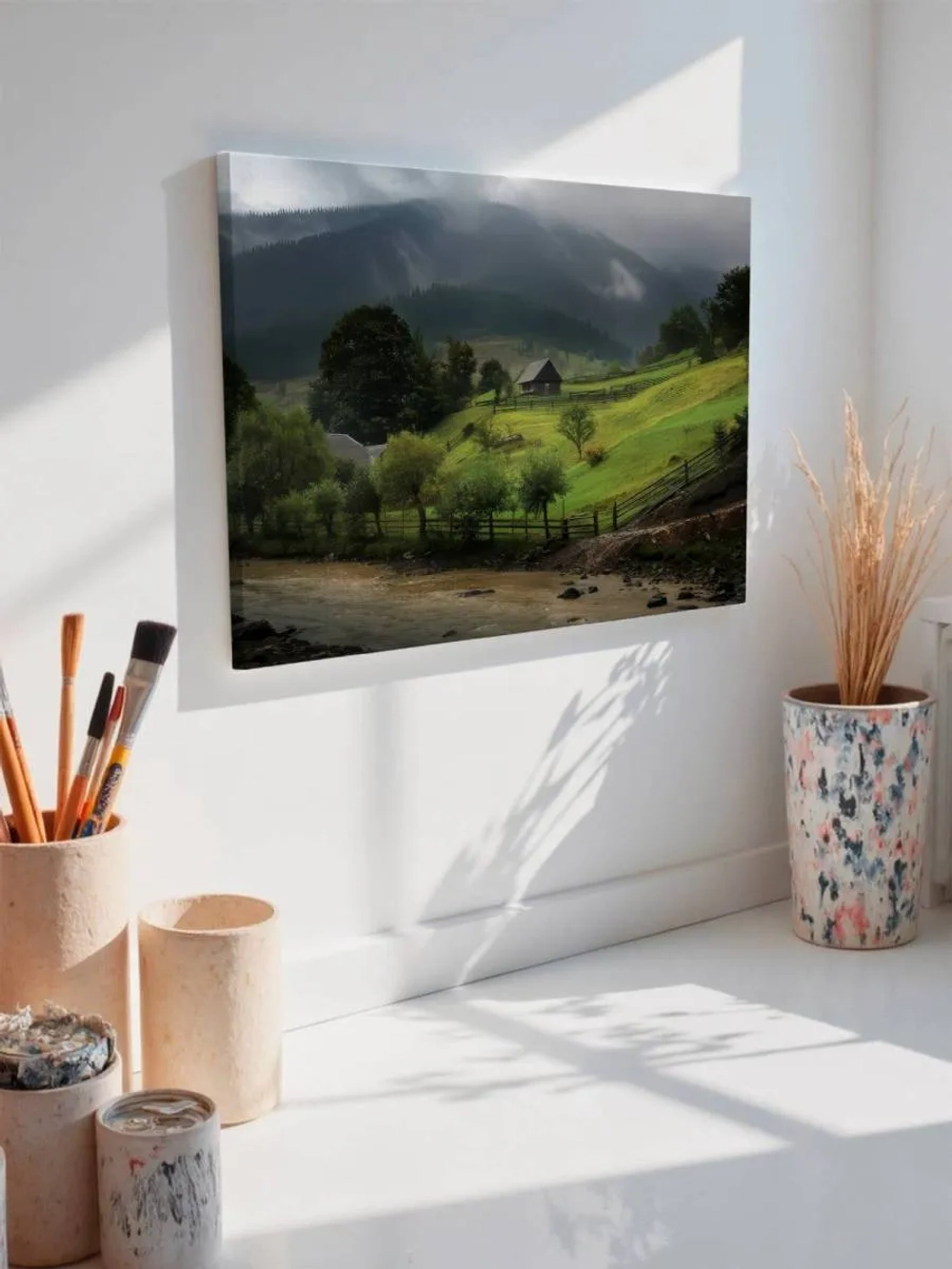 Картина на стену 40 X 50 Горный пейзаж