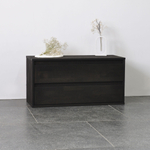 Комод, 70х28х35, Эдгар, с ящиками, для одежды, натуральный дуб, в прихожую, детскую, ванную комнату, черный, Dipriz