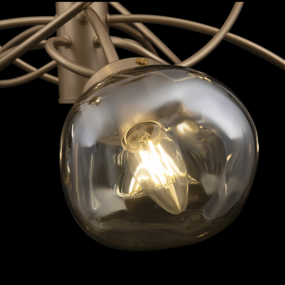 Люстра на штанге Freya Volani FR8017PL-10MG