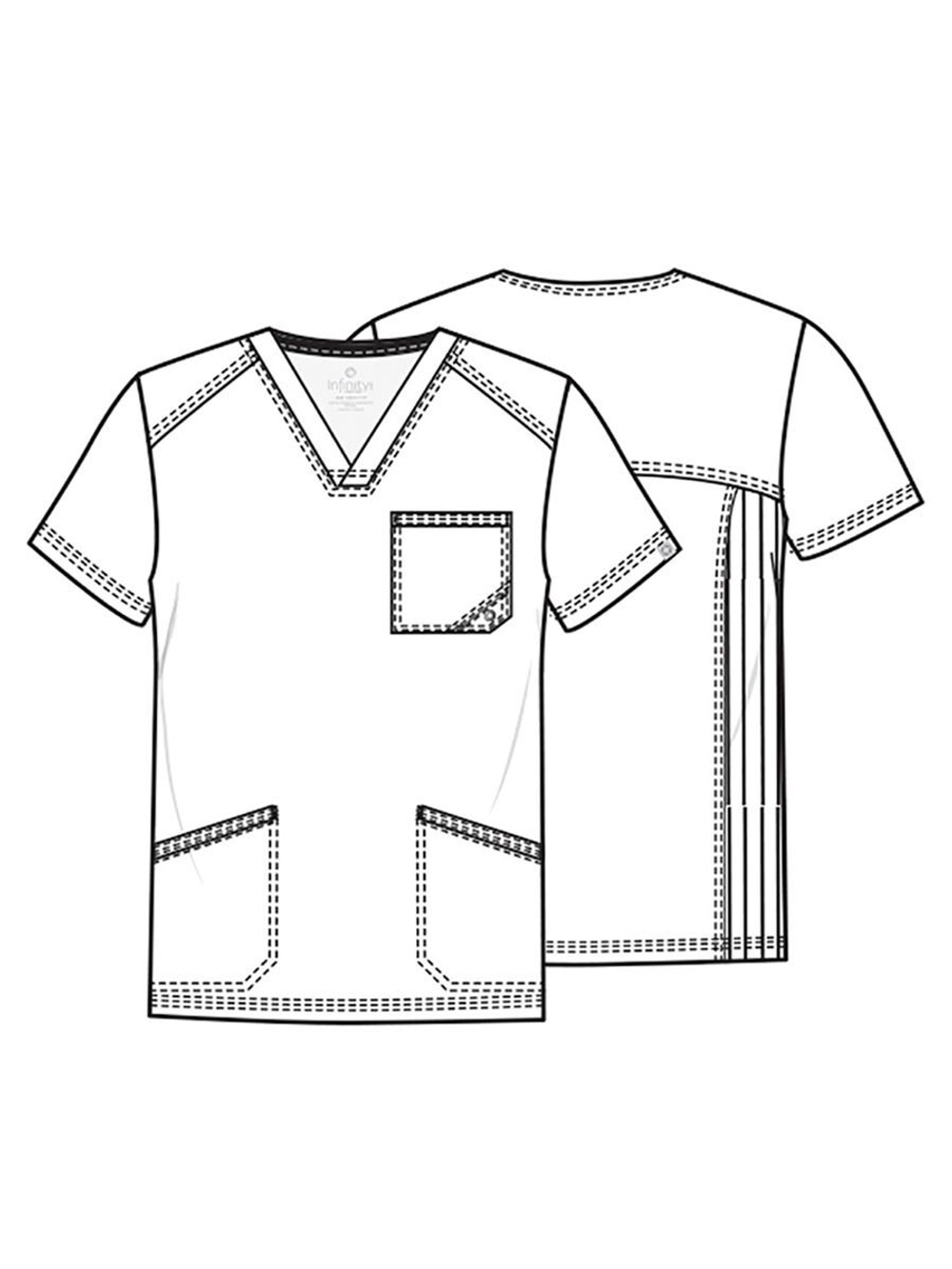 Топ медицинский мужской Cherokee Infinity CK900A, серый, S