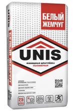 Шпатлёвка UNIS БЕЛЫЙ ЖЕМЧУГ полимерная финишная  18 кг