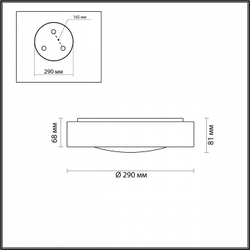 Накладной светильник Odeon Light 4947/30CL