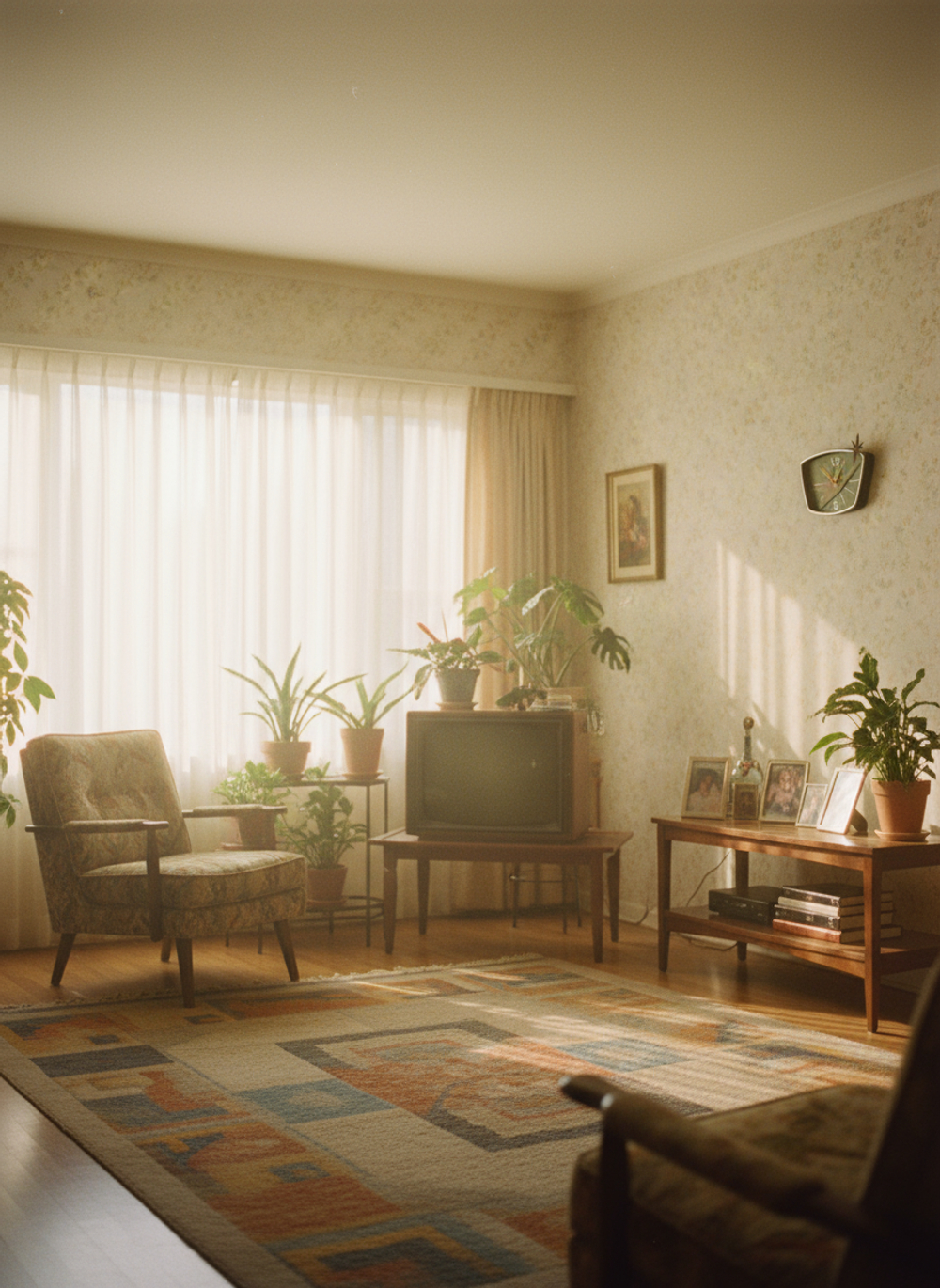 Настенные часы "Орбитальная тропа" 30х23 см, ретро-дизайн mid-century modern