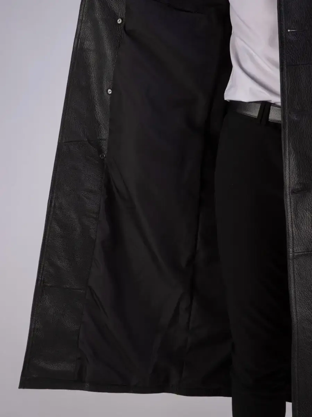 Плащ кожаный из натуральной кожи Турция