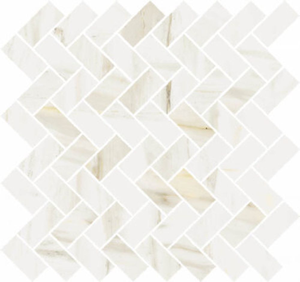 Мозаика STELLARIS CARRARA IVORY MOSAICO CROSS (620110000213)
