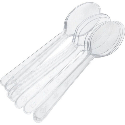 Ложка чайная ПРЕМИУМ ПРОЗРАЧНАЯ (10шт)