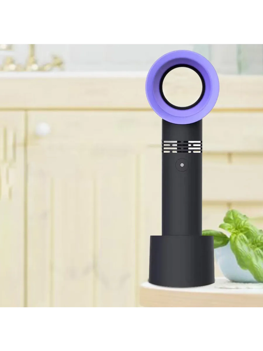 Ручной мини-вентилятор 3 режима, портативный, безлопастный